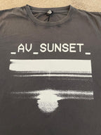 AV Sunset - Vs Reality T Shirt (Black / Stonewashed Grey / Stonewashed Burgundy)